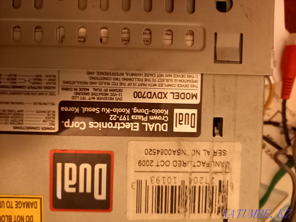 Dual xdvd700 radio for sale Almaty - photo 3