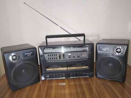 Panasonic RX CT-870 магнитола магнитофон двухкассетный японский  Алматы