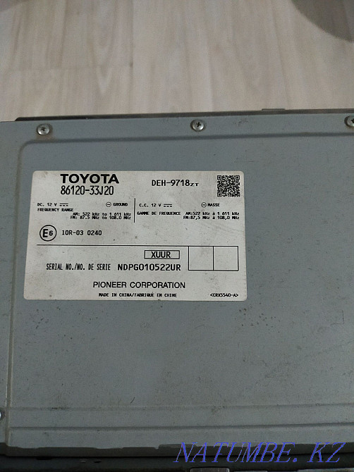 Toyota Camry, магнитофон оригинал Кайтпас - изображение 4