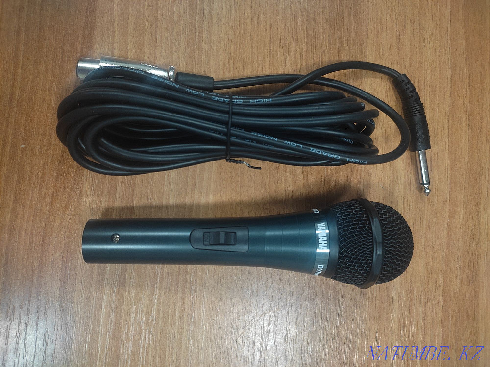 Микрофон YAMAHA. Проводной микрофон. Kaspi Red. Алматы - изображение 2
