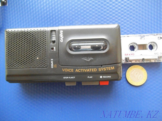 Microcassette Tape Recorder "SANYO" TRC550A Алматы - изображение 2