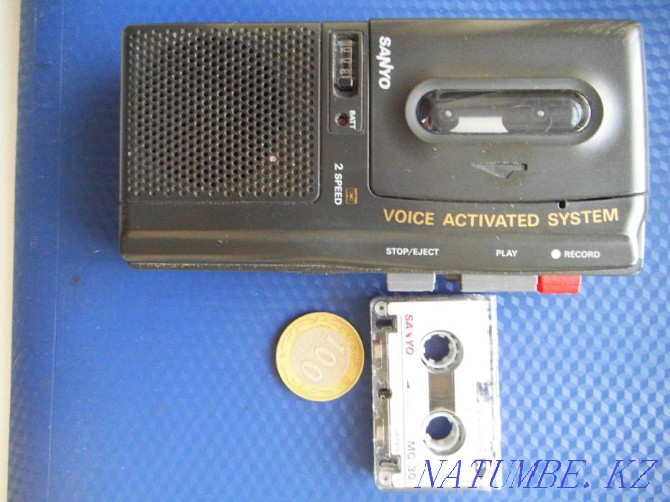 Microcassette Tape Recorder "SANYO" TRC550A Алматы - изображение 1