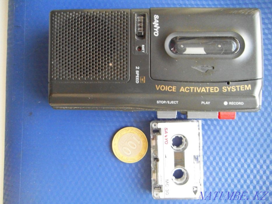 Microcassette Tape Recorder "SANYO" TRC550A Алматы - изображение 1