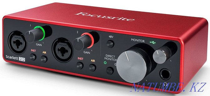 Focusrite Scarlett 2i2 Studio бумасы 3-ші буын  - изображение 3