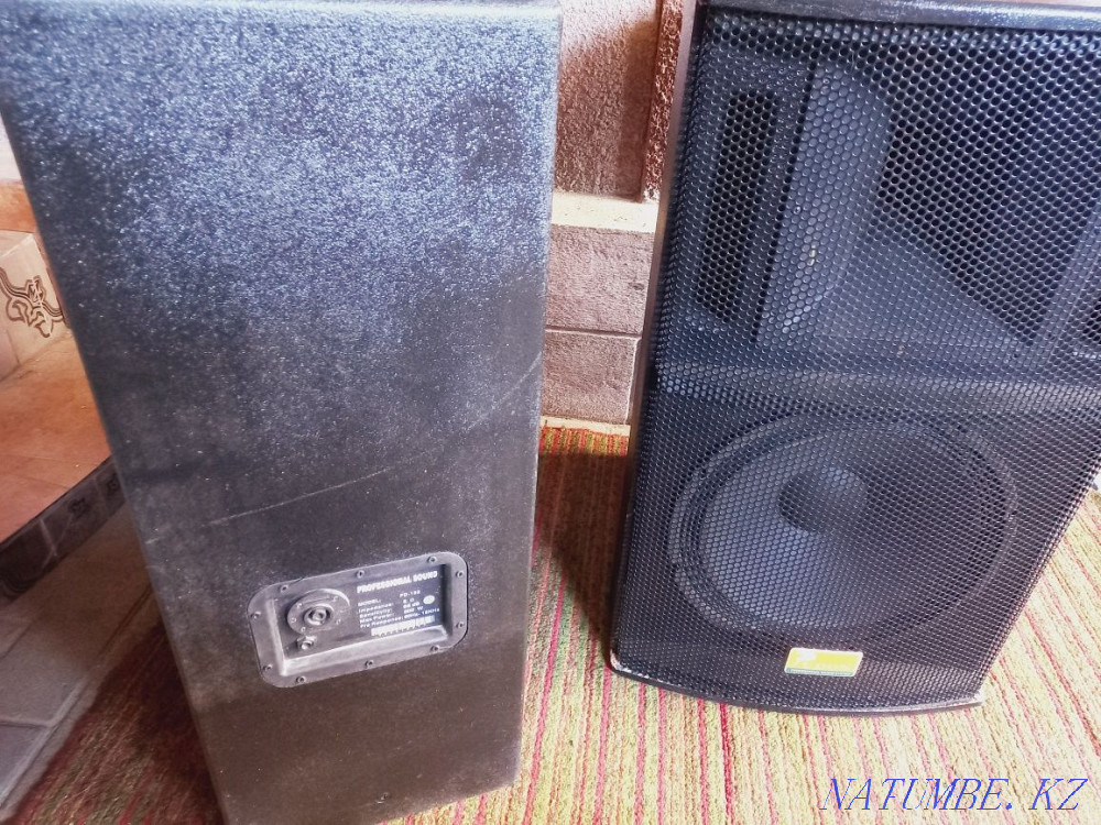 Продам или обменяю на тарелки две колонки динамики 15 дюйма behringer Алматы - изображение 4