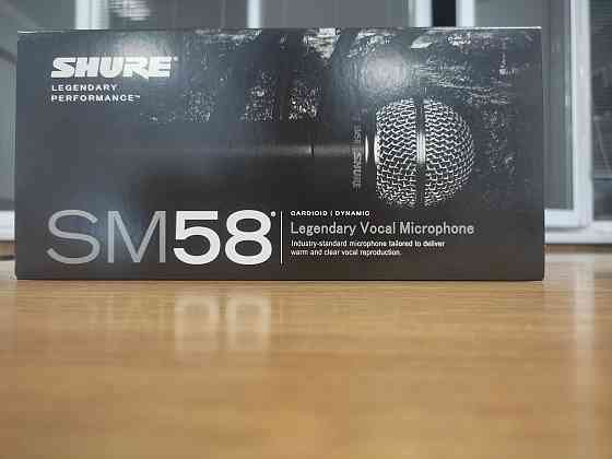 Микрофон SHURE SM58. Шур. Алматы