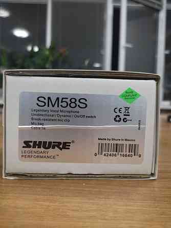 Микрофон SHURE SM58. Шур. Алматы