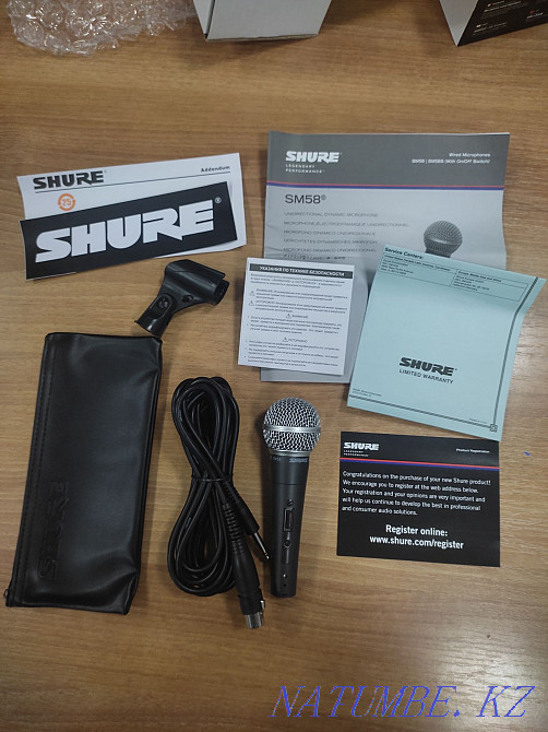 Microphone SHURE SM58. Shur. Almaty - photo 5
