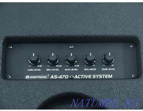 Активный акустический комплект Omnitronic AS-470 (Германия) 470 Ватт Алматы - изображение 4
