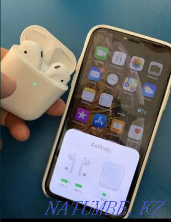 ЖАҢА AirPods 2/PRO EAC Premium 1:1 сымсыз AirPods құлаққаптары  Тараз  - изображение 6