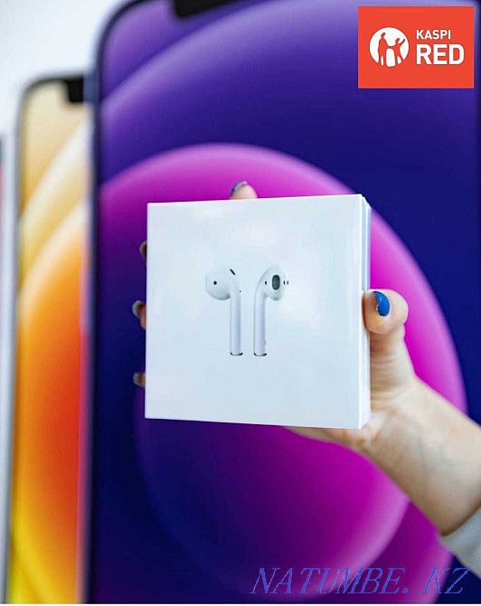 RED/Credit! NEW AirPods 2 EAC LUX Premium + Gift + Free DOS Karagandy - photo 1