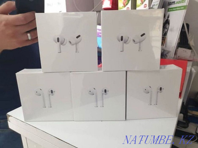 ? #1 Apple AirPods 1, 2, PRO Series 1:1 Люкс Premium г. Тараз Тараз - изображение 7