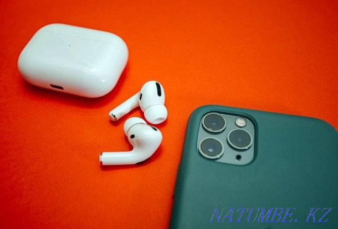 新的！ AirPods Pro 99% 相似度 1:1 哑光优质 Lux 耳机 Алматы - photo 1