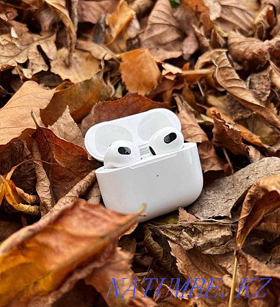 Бөліп төлеу ҚЫЗЫЛ! ЖАҢА Apple AirPods 3 Premium EAC! Жаңа құлаққаптар ауа нүктелері  Тараз  - изображение 5