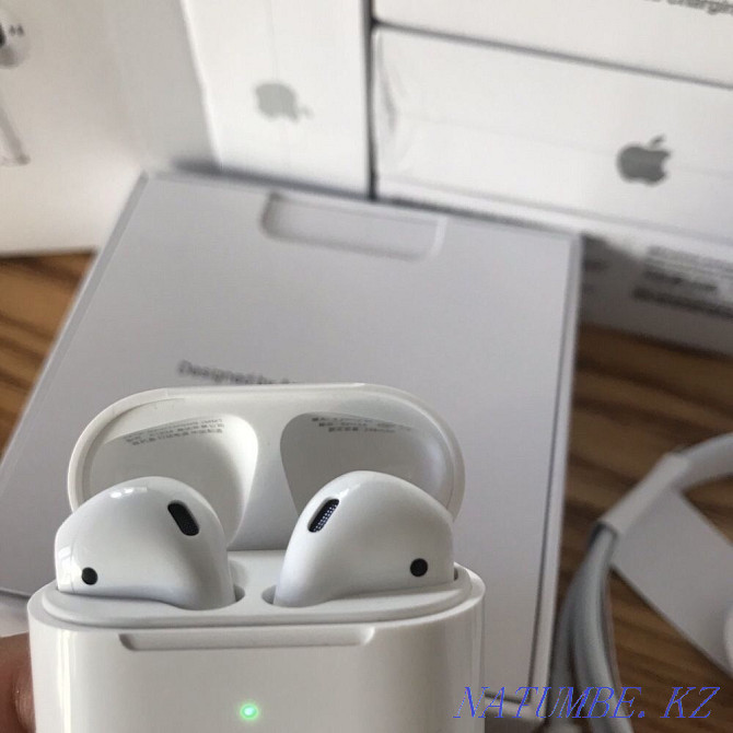 +ПАДАРУНАК AirPods 2 Lux VIP Premium 1:1 Падабенства 99% Навушнікі Алматы - photo 5