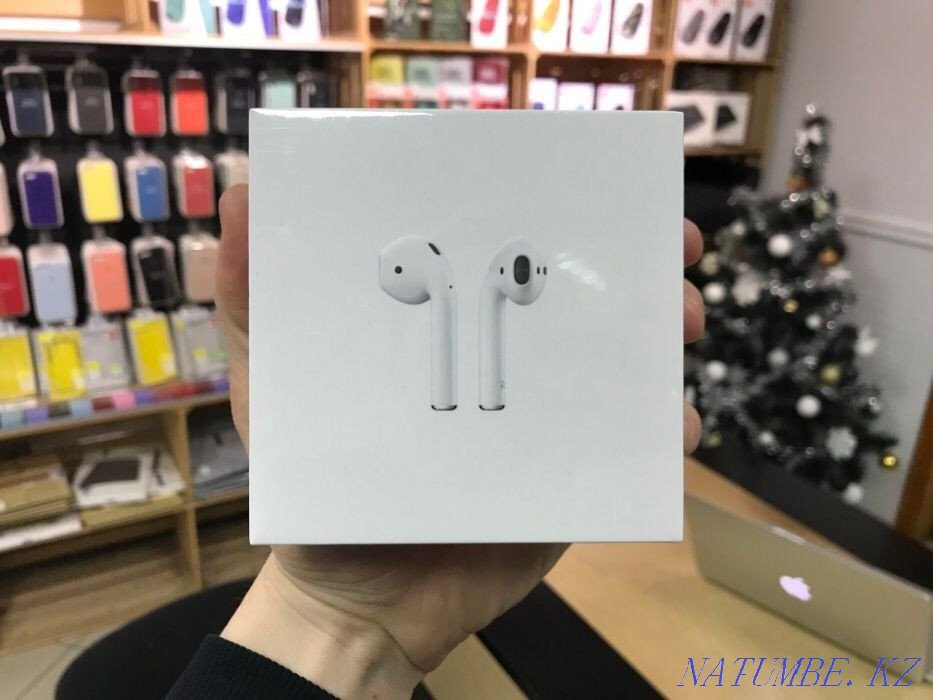 +ПОДАРОК AirPods 2 Lux VIP Premium 1:1 Сходство 99% Наушники Алматы - изображение 1
