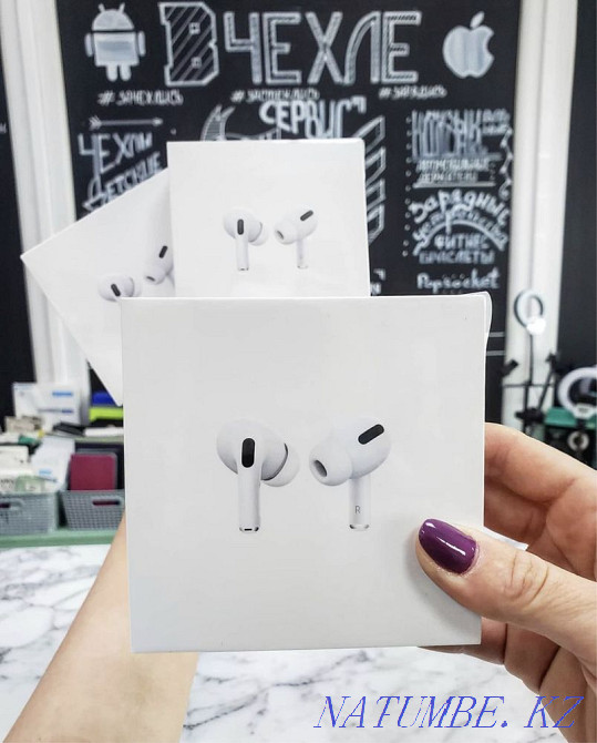 ? AirPods PRO! Новые LUX Качество 1:1 беспроводные Шикарный Подарок Астана - изображение 1