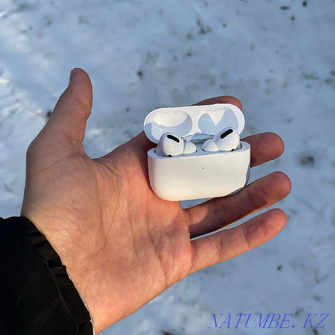 Headphones AirPods PRO Apple. AirPods AirPods with Bluetooth Noise Canceling Almaty - photo 4