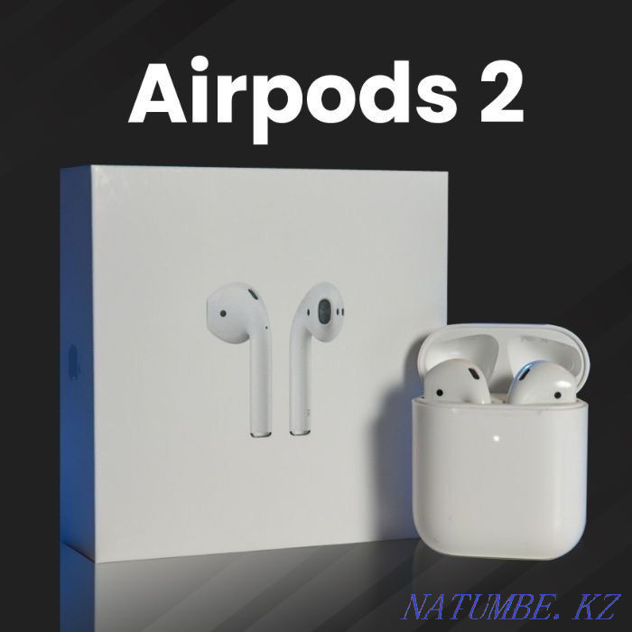 PROMOTION -5O% Headphones AirPods 2 EAC Lux 1:1 Analogue LUX Original Delivery Astana - photo 1