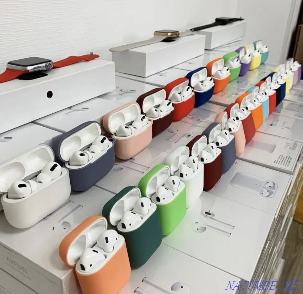 ОРНАТУ! AirPods Pro ең жақсы баға құлаққаптары  Алматы - изображение 4
