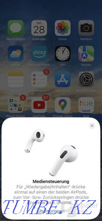 Прэміумныя Air Pods 3 1:1 / C Шумапрыгнечаннем / Падарунак!! Алматы - photo 4