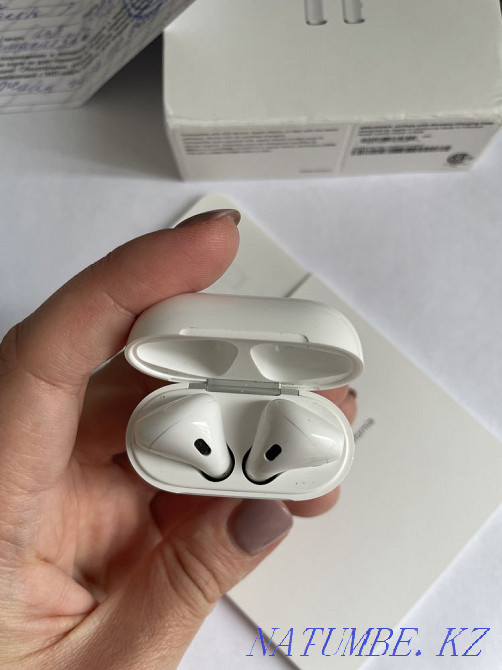 Airpods 2, толық жинақ + 2 қорап  Алматы - изображение 4