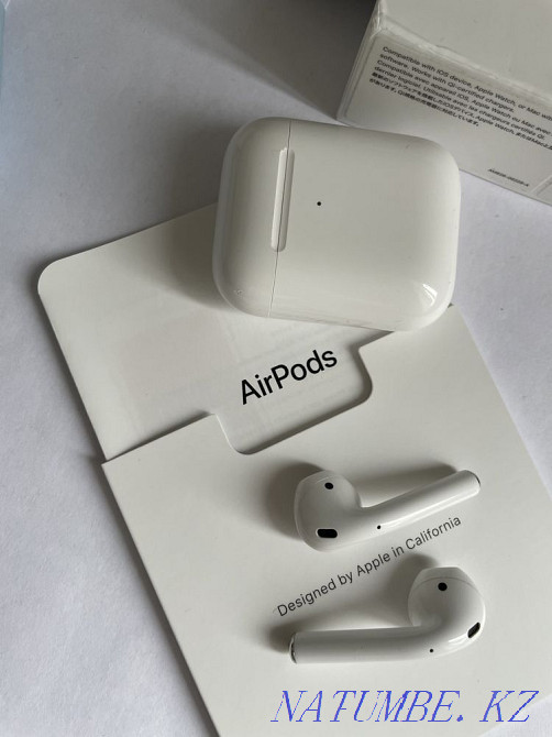 Airpods 2, толық жинақ + 2 қорап  Алматы - изображение 6