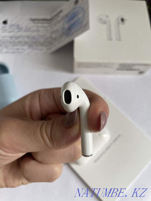 Airpods 2, толық жинақ + 2 қорап  Алматы - изображение 5
