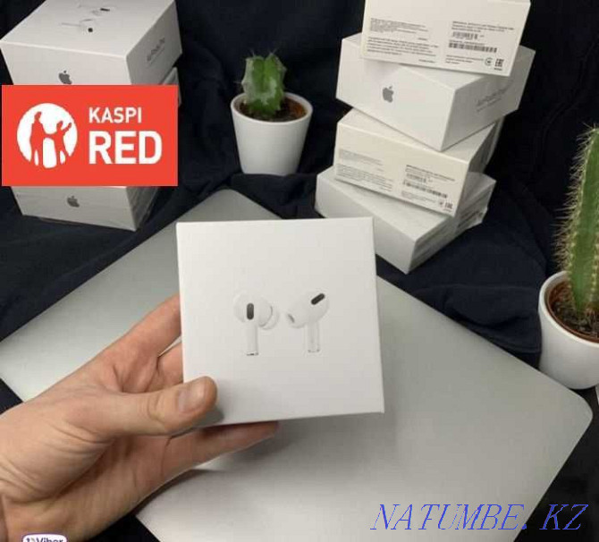 Бөліп төлеу ҚЫЗЫЛ! ЖАҢА Apple AirPods PRO Premium EAC, ең жақсы сыйлық  Тараз  - изображение 2