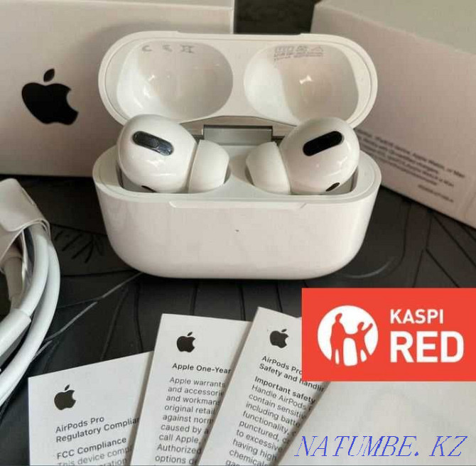 Рассрочка RЕD! НОВЫЕ Apple AirPods PRO Premium EAC, лучший подарок Тараз - изображение 1