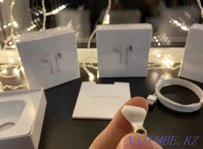 Супер сыйлық! AirPods 2 LUX Premium AirPods PRO сымсыз iphone  Тараз  - изображение 7