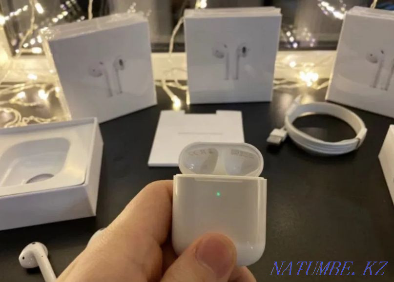 Супер Подарок! AirPods 2 LUX Premium AirPods PRO Беспроводные iphone Тараз - изображение 4