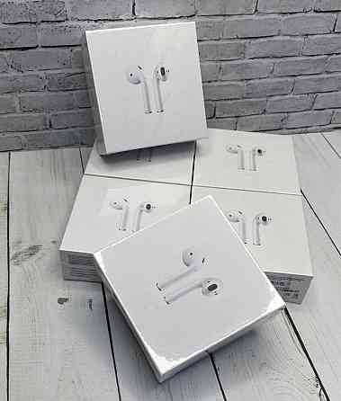 НОВЫЕ! Новые Наушники 1:1 черные, белые AirPods 2, AirPods 3, AirPods Алматы