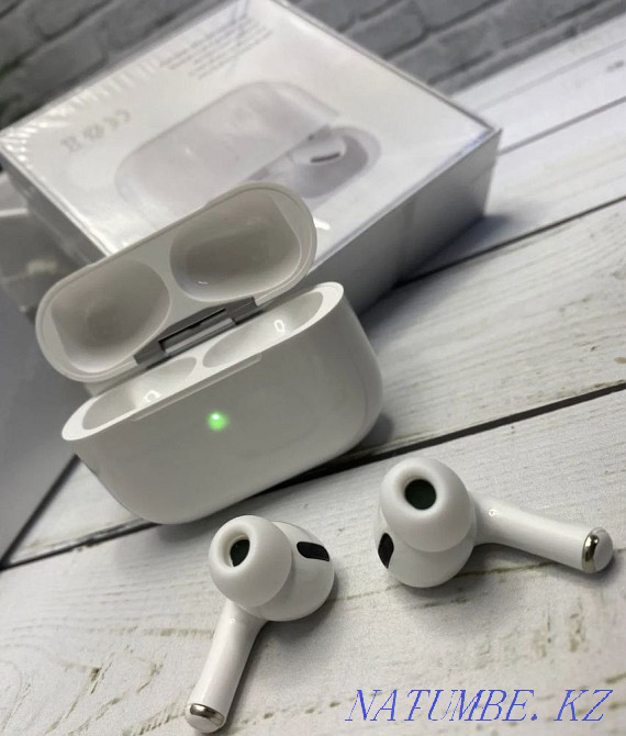 НОВЫЕ! Новые Наушники 1:1 черные, белые AirPods 2, AirPods 3, AirPods Алматы - изображение 3