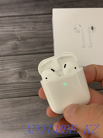 +Подарок! AirPods 2 Сходство 99,9% Наушники Эирподс Premium Алматы - изображение 4