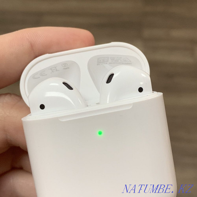 +Подарок! AirPods 2 Сходство 99,9% Наушники Эирподс Premium Алматы - изображение 3