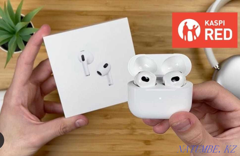 ҚЫЗЫЛ/Несие! Apple AirPods 3 Lux Premium EAC! супер сыйлық, тегін  Қарағанды - изображение 1