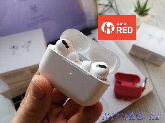 Apple AirPods PRO LUX Premium EAC, жаңа! ҚЫЗЫЛ/Несие, Жеткізу тегін  Қарағанды - изображение 2