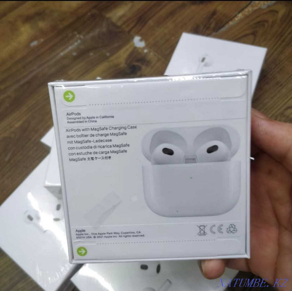 Рассрочка RЕD! NEW Apple AirPods 3 Premium EAC Наушники airdots Астана - изображение 4
