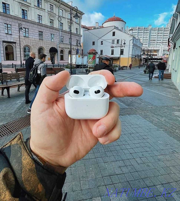 Рассрочка RЕD! NEW Apple AirPods 3 Premium EAC Наушники airdots Астана - изображение 8