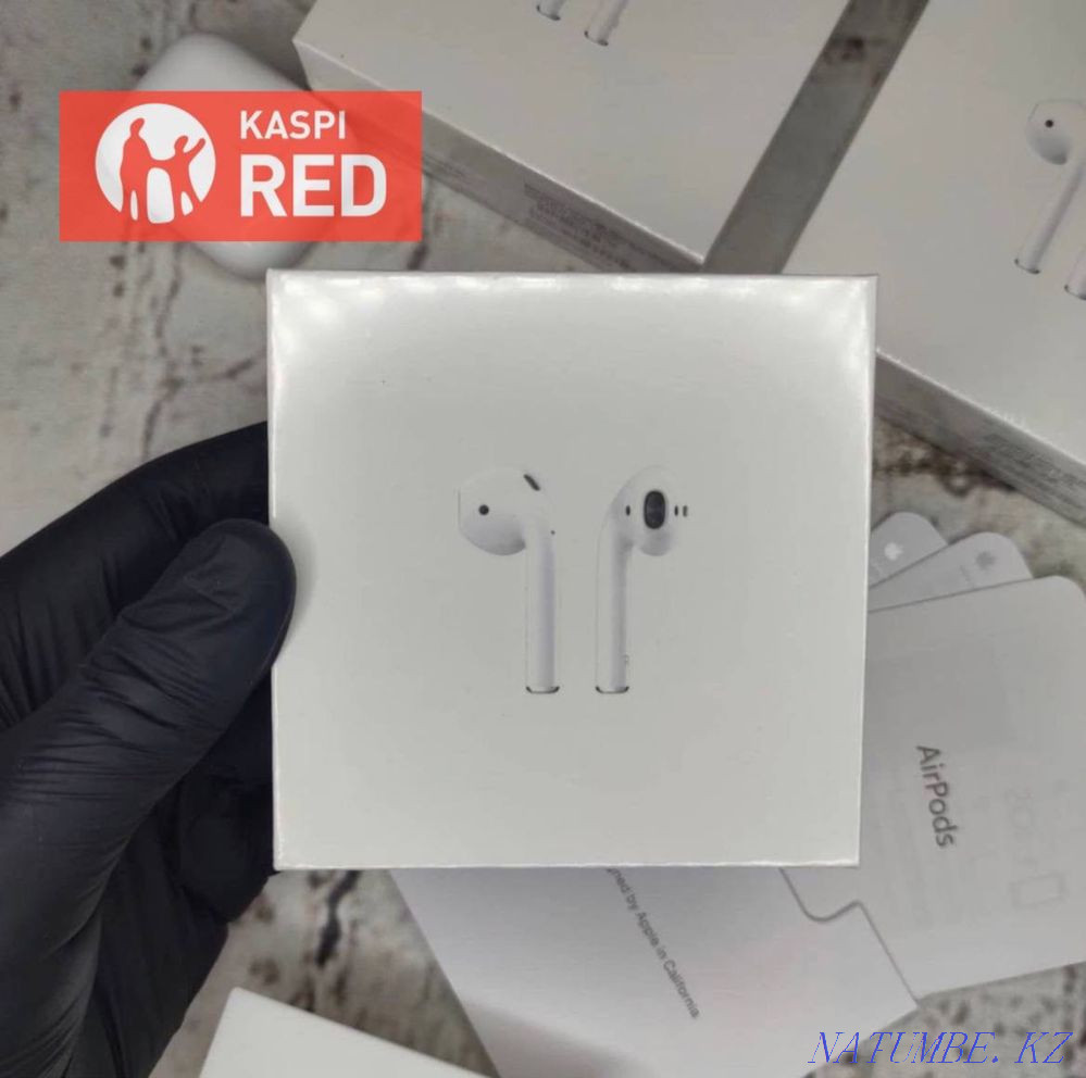 +Сыйлық. Apple AirPods 2 1:1 сымсыз құлаққаптар  Алматы - изображение 1