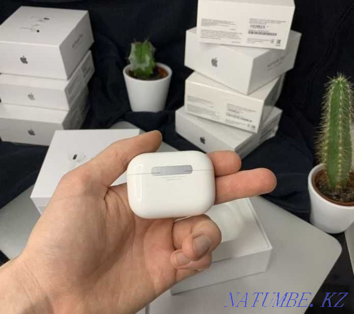 ? AirPods PRO Active Noise Cancellation + EAC Transparency! RED/Credit Karagandy - photo 2