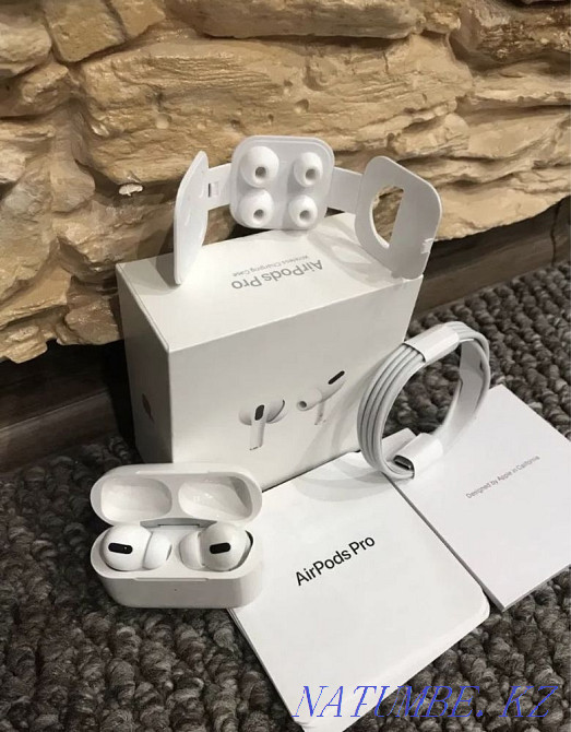 Delivery! AirPods Pro Lux 1:1 (2022) + CASE as a gift Almaty - photo 7