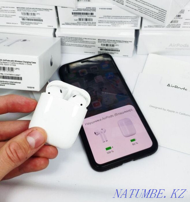 NEW, Delivery! ? AirPods 2 EAC 1:1 Premium Headphones pro air pods Astana - photo 3