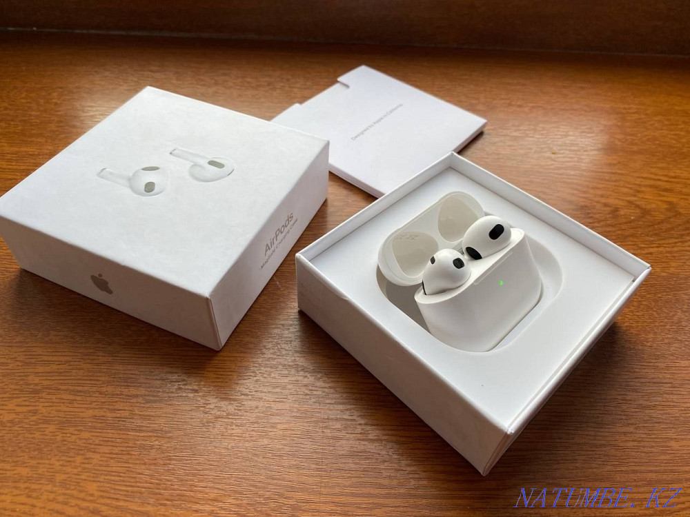 AirPods 3 наушники Алматы - изображение 2