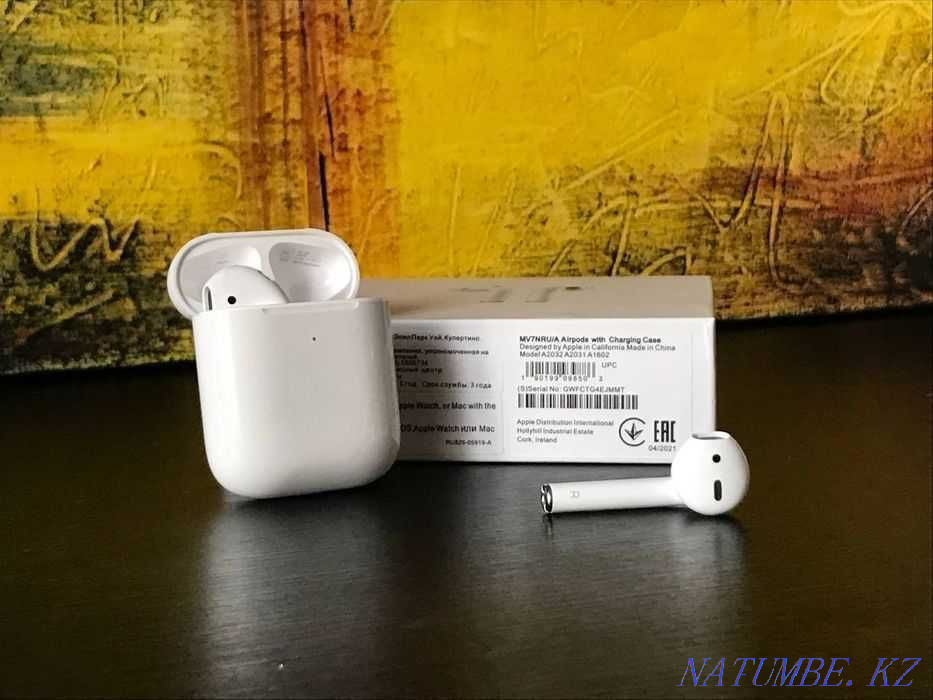 AirPods 2 ? ЕАС Люкс Premium НОВЫЕ! Наушники беспроводные, airdots Караганда - изображение 3