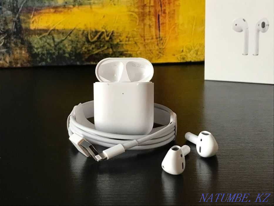 AirPods 2 ? ЕАС Люкс Premium НОВЫЕ! Наушники беспроводные, airdots Караганда - изображение 6