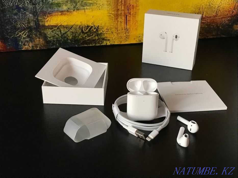 AirPods 2 ? ЕАС Люкс Premium НОВЫЕ! Наушники беспроводные, airdots Караганда - изображение 7