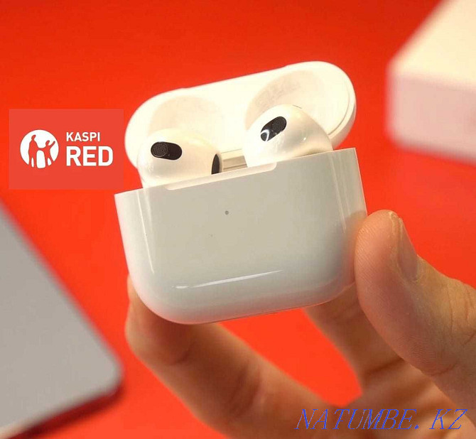 RED бөліп төлеу жоспары бар! Жаңа AirPods 3 Lux EAC - тамаша сыйлық!  Қарағанды - изображение 1