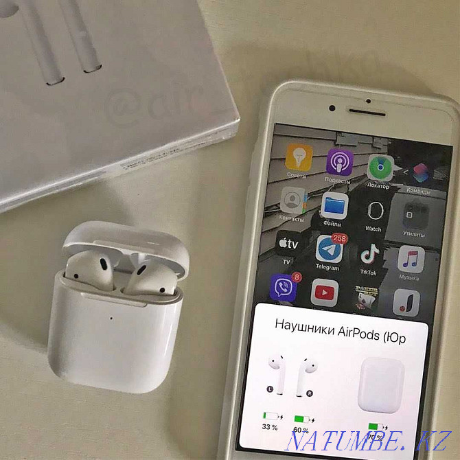 Рассрочка RЕD! Новые AirPods 2 Premium EAC Беспроводные Павлодар - изображение 5